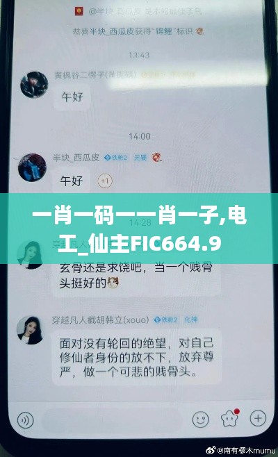 一肖一码一一肖一子,电工_仙主FIC664.9