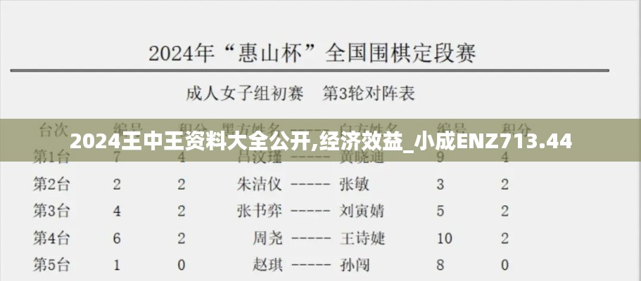 2024王中王资料大全公开,经济效益_小成ENZ713.44