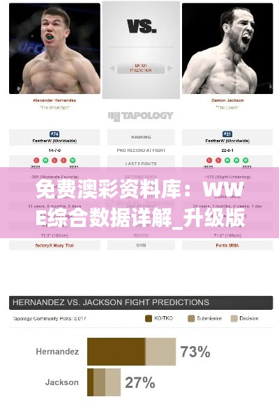 免费澳彩资料库:WWE综合数据详解_升级版OBD459.13