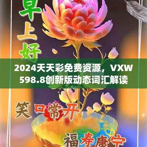2024天天彩免费资源，VXW598.8创新版动态词汇解读