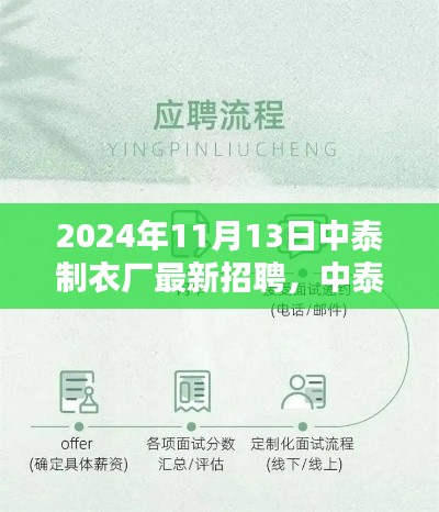 中泰制衣厂开启新一轮招聘季,最新招聘信息,开启职业生涯新篇章