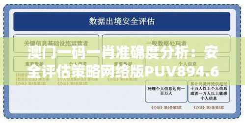 澳门一码一肖准确度分析:安全评估策略网络版PUV894.67评测