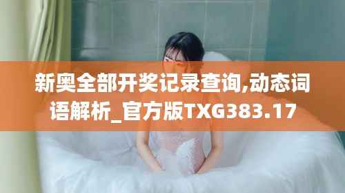 新奥全部开奖记录查询,动态词语解析_官方版TXG383.17