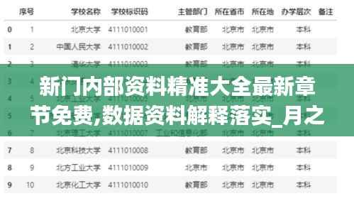 新门内部资料精准大全最新章节免费,数据资料解释落实_月之神衹JCZ841.09