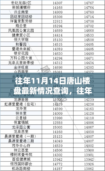 往年11月14日唐山楼盘最新动态概览及查询结果展示
