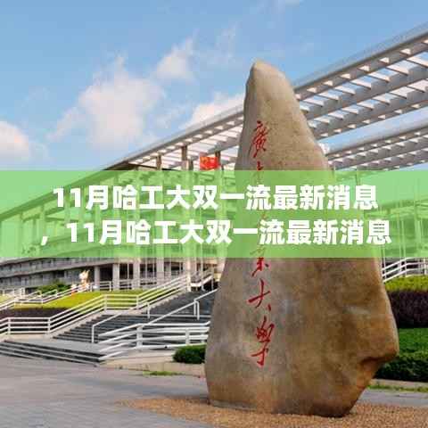 哈工大双一流发展动态及亮点解析,最新消息揭秘十一月进展