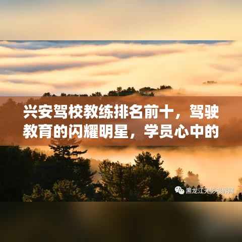 兴安驾校教练排名前十,驾驶教育的闪耀明星,学员心中的璀璨明星教练!