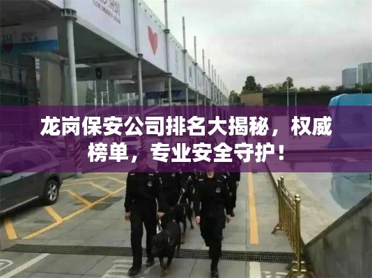 龙岗保安公司排名大揭秘,权威榜单,专业安全守护!